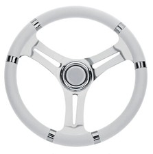 Boot Yacht Lenkrad weiß Ø