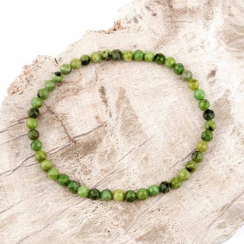 Nephrit jade facettiert - Ø, 4
