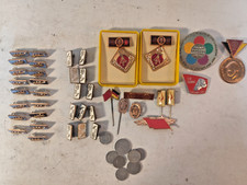 Lot DDR Orden Abzeichen Eichenblatt DTSB Sportabzeichen NVA Karl Marx DTV Geld