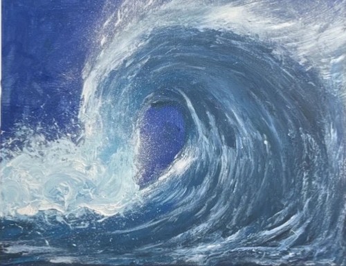 Acryl gemälde auf leinwand - acryl,