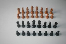 Massivholz Schachfiguren Set 32teilig Königshöhe 8,5 cm höhe Siehe Fotos !