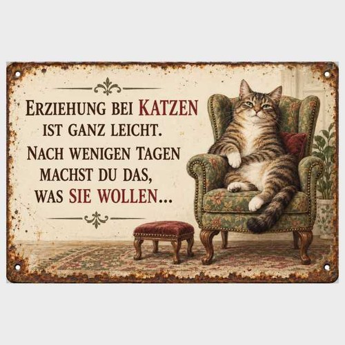 Blechschild erziehung bei - blechschild,