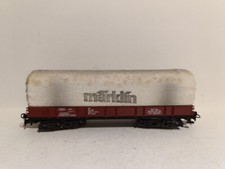 Märklin 4475 , 4-Achsen Planewagen "Märklin" , o.Ovp , Spur H0