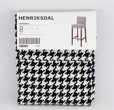 IKEA Bezug Husse Henriksdal Barhocker Ersatzbezug Wechsel Vibberbo schwarz Stuhl