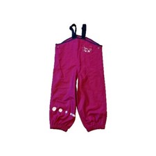 Regenhose Regenlatzhose Gr. 86/98 JAKO-O pink m. Reflektoren Weite regulierbar 