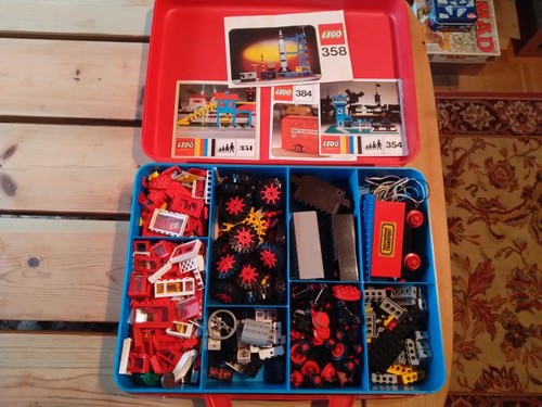 Altes lego mit koffer - lego, konvolut