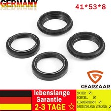 Gabelsimmerringe Staubkappen Set 41*53*8 für Honda Kawasaki ER Suzuki GSF Yamaha