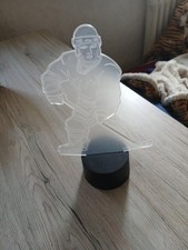 3D LED Lampe Nachtlicht Schreibtischlampe Eishockey 