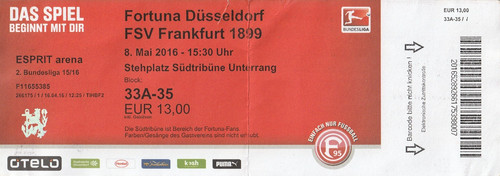 Ticket fortuna düsseldorf fsv - fortuna,