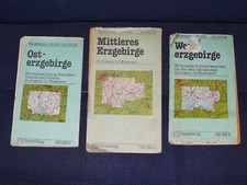 3x Wanderkarte DDR Ost-