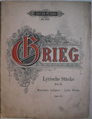 Notenhefte edvard grieg - edvard,