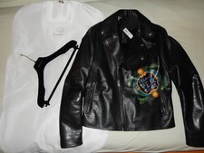 Versace lederjacke leather - versace,