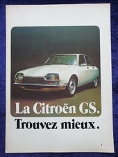 Citroen GS, originale Werbung