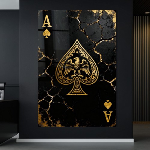 Pokerkarte motivation bild - pokerkarte, as,