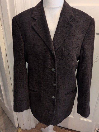 Dunkelbraune anzugjacke - dunkelbraune,