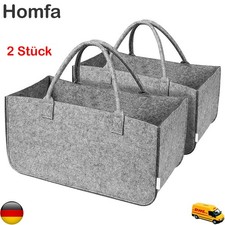 2x Filztasche Kaminholzkorb