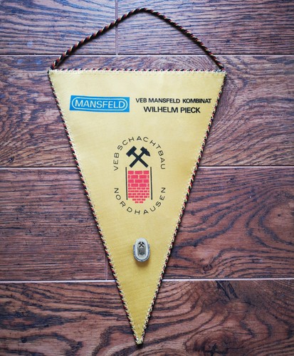 Ddr wimpel veb schachtbau bsg - ddr,