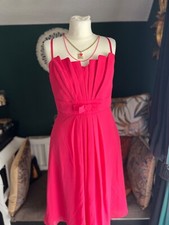 ?Elizabeth Party Hochzeit Cocktail Kleid 38 M mit Stäbchen pink Bustier Corsage