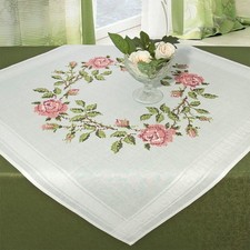 Stickpackung tischdecke 80x80 - tischdecke,