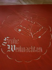 Torten Deko Schablone 22x22cm Frohe Weihnachten