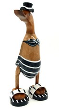 Ente aus Holz 25 cm mit