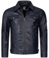 Lederjacke Herren NEU Schwarz