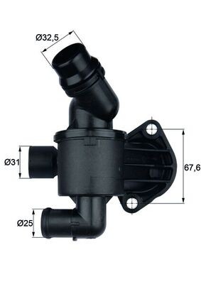 Mahle 87 thermostat - ti, 34