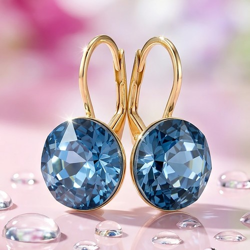 Ohrringe gold kristalle von - gold,