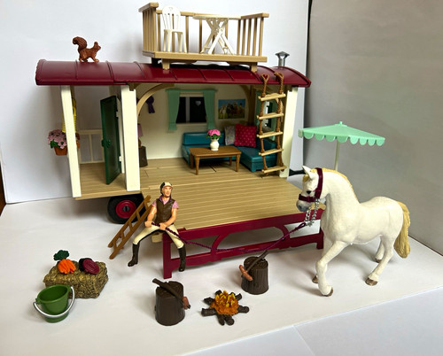 Schleich horse club wohnwagen - schleich,