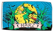 Fahne harz hexe flagge - fahne,
