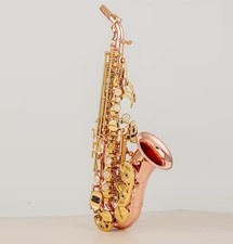 Roségold Sopransaxophon