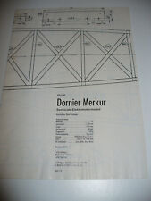 Dornier Merkur - Bauplan aus FMT FLUGMODELL UND TECHNIK 01/2012 – ohne Zeitschri