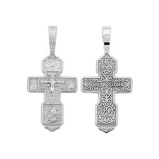 Silber russische kreuz - silber,