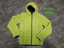 XS Exes Steppjacke grün 176/182 Jacke Übergang Kaputze Windjacke Wasserabweisend