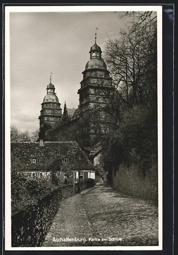 Ansichtskarte aschaffenburg - ansichtskarte,