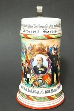 Alter Reservistenkrug IR 169 Lahr Baden Krug Bierkrug Infanterie Soldatenkrug WK