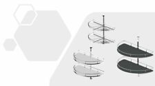 HALBER KÜCHENSCHRANK 180 GRAD ECKE KARUSSELL LAGERSYSTEM *VERKAUF* HEISSE ANGEBOTE!