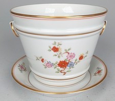 Nr. 6919 Augarten Blumentopf (Übertopf mit Untersatz) Bunte Chinoiserie