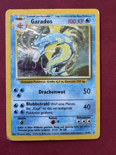 Garados base set - (6/102),