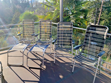 vier Campingstühle Hochlehner