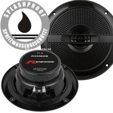 Renegade RXM62B 16,5cm Lautsprecher Marine Boxen Set Boot Bad Feuchtraum 200Watt