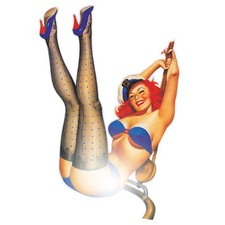 Pin Up Aufkleber Sticker OEM