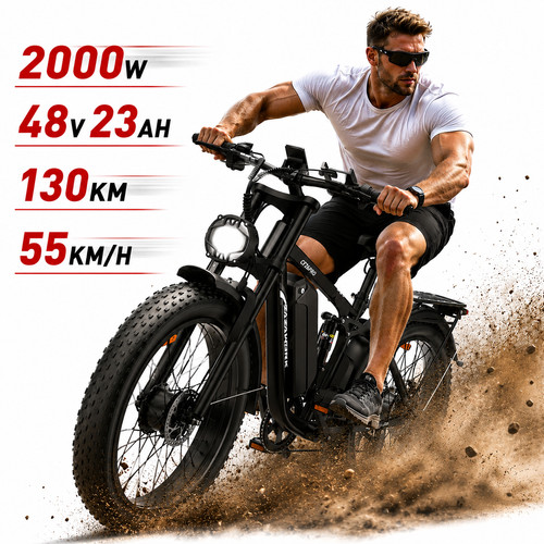 2000w dual motor 48v - motor, 23ah