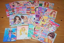 35 Zeitschriften Top-Model by Depesche aus den Jahren 2017 bis 2022, 2x Mahlbuch