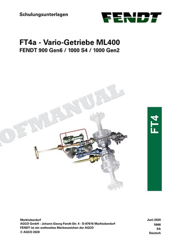 Fendt ft4a ml400 900 - fendt,
