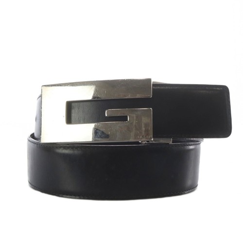 Gucci ledergürtel schwarz - gucci,