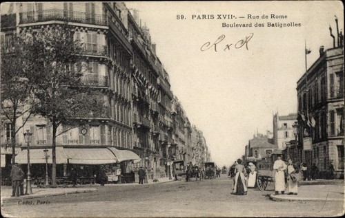Paris xvii rue de - ak, rome