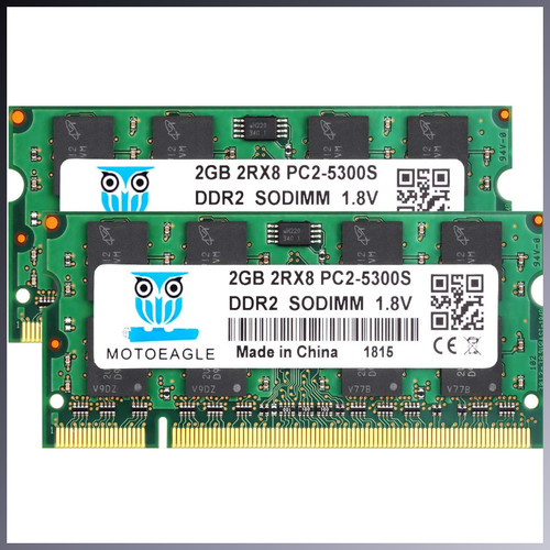 4gb 2x2gb pc2 5300 - 2x2gb, sodimm