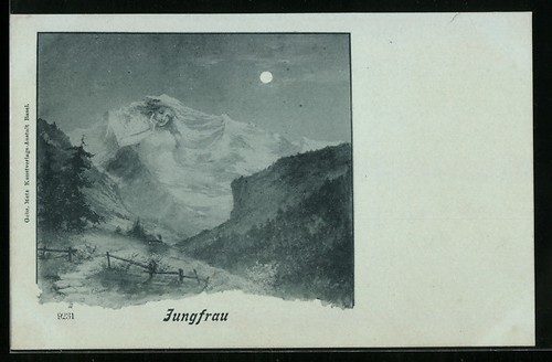 Jungfrau berg mit - jungfrau,,