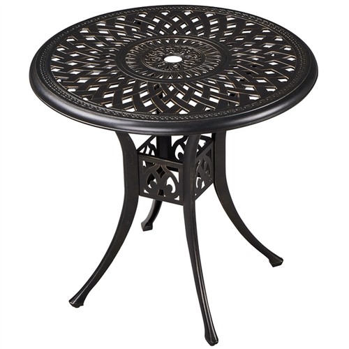 Gartentisch mit schirmloch - gartentisch,